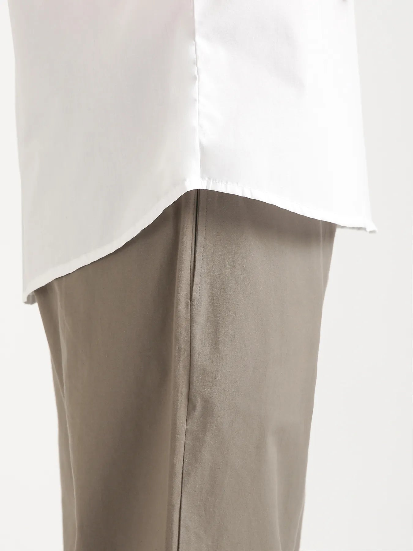 Men White Better Cotton Short Sleeve Shirt