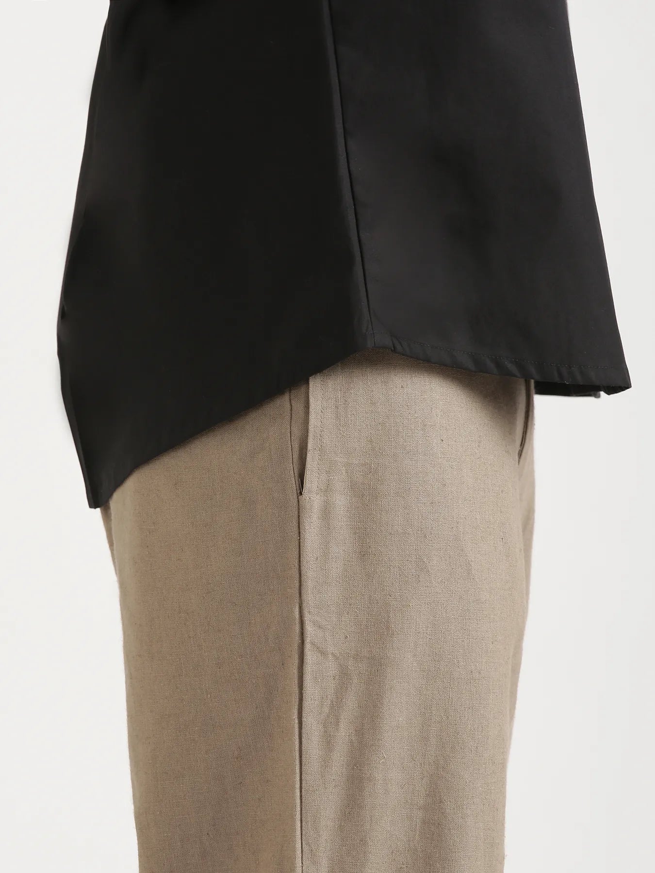 Men Black Better Cotton Full Sleeve Shirt