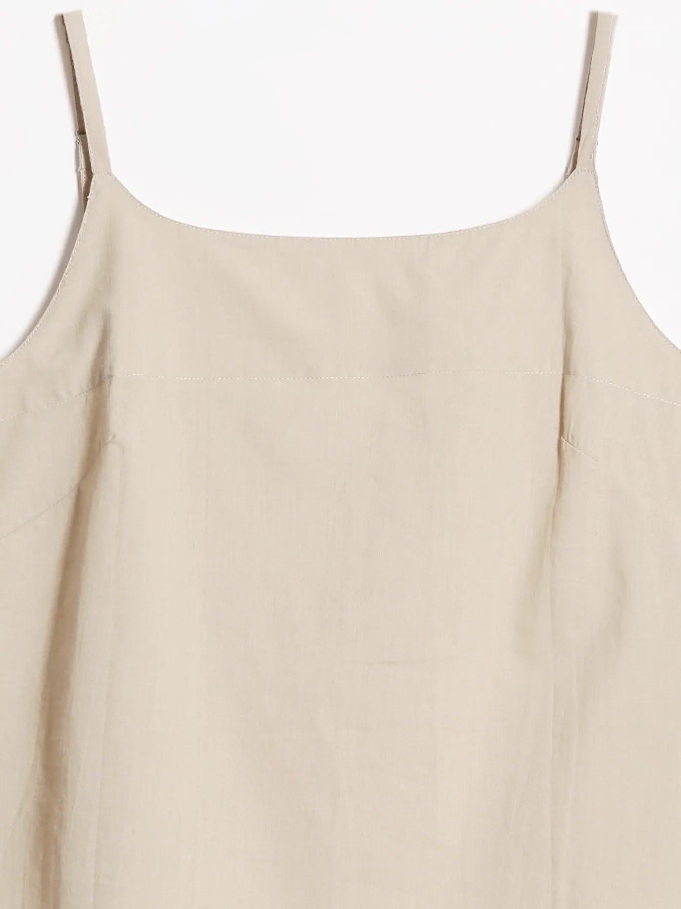 Women Nude Cotton Camisole Top