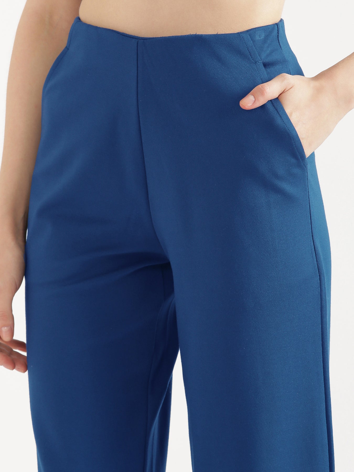 Royal Blue Wide Leg Pants