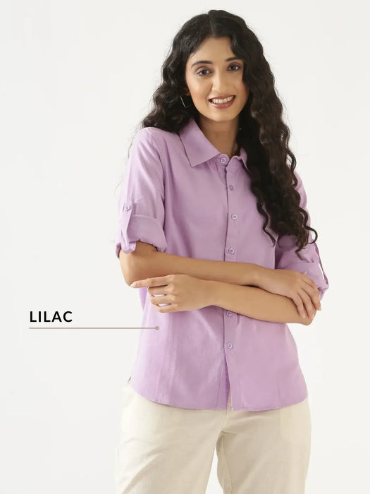 Pick Any 2 Women Airy-Linen Shirt