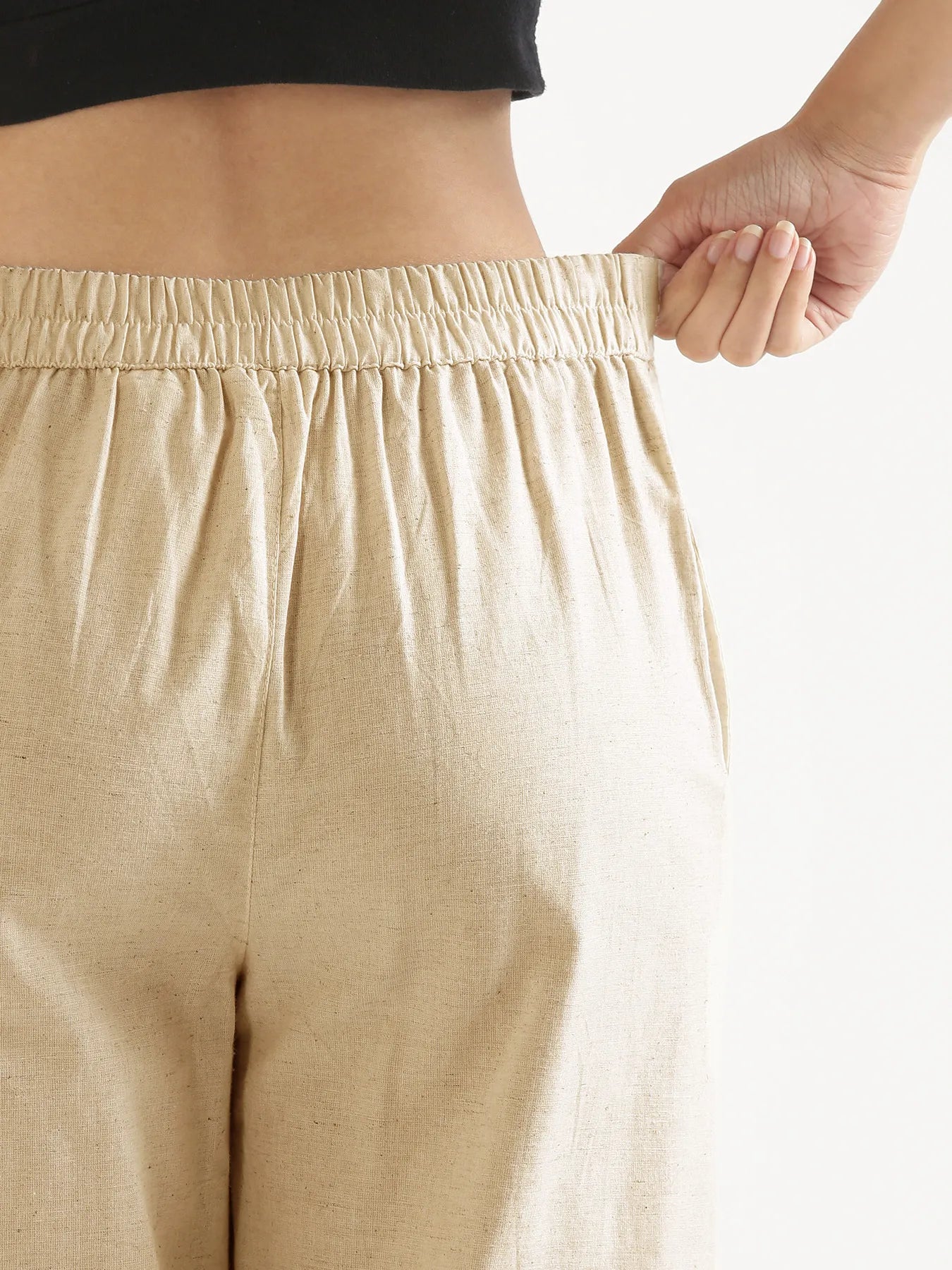 Women Fawn Airy Linen Wide Leg Pant