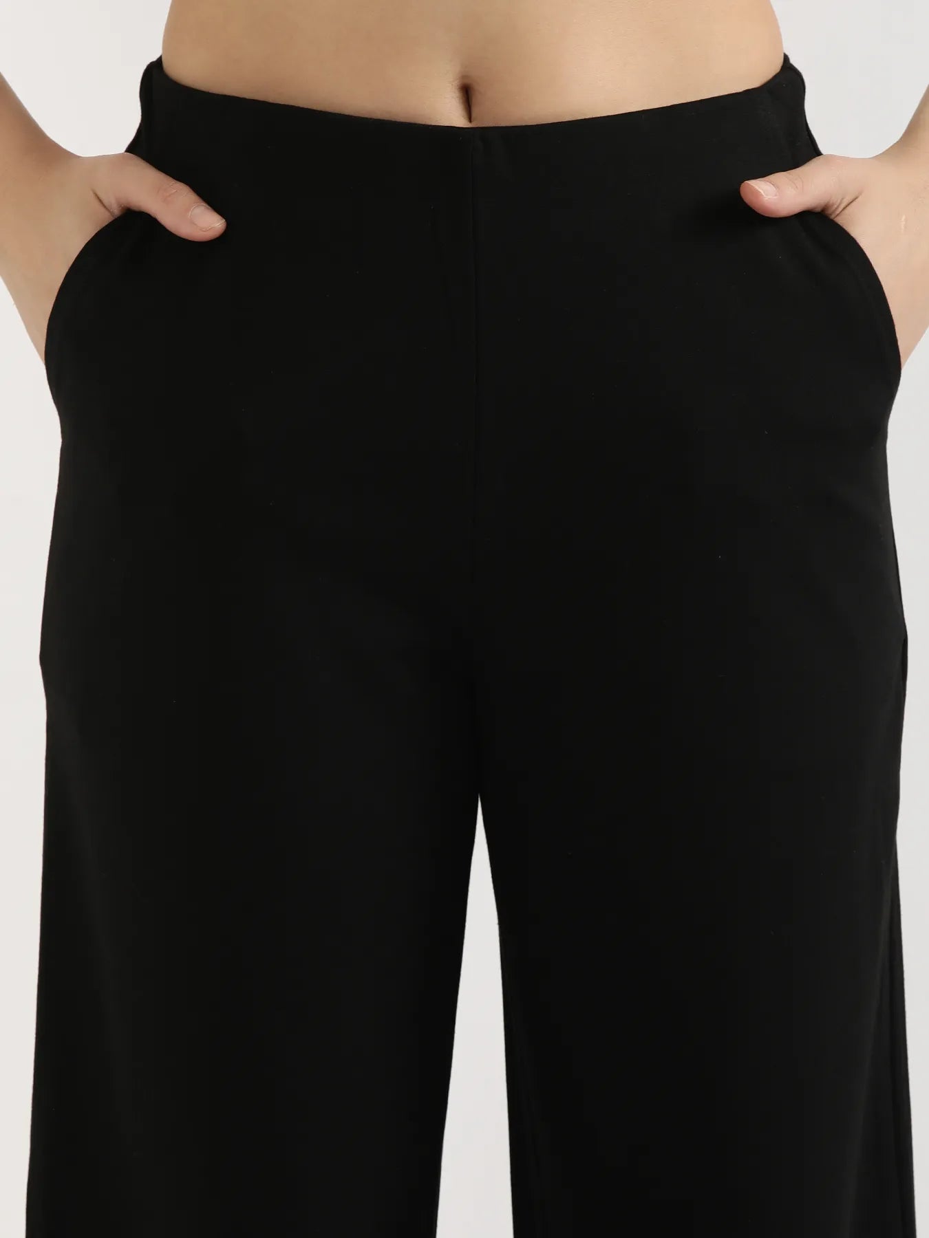 Women Black Wide Leg Pants