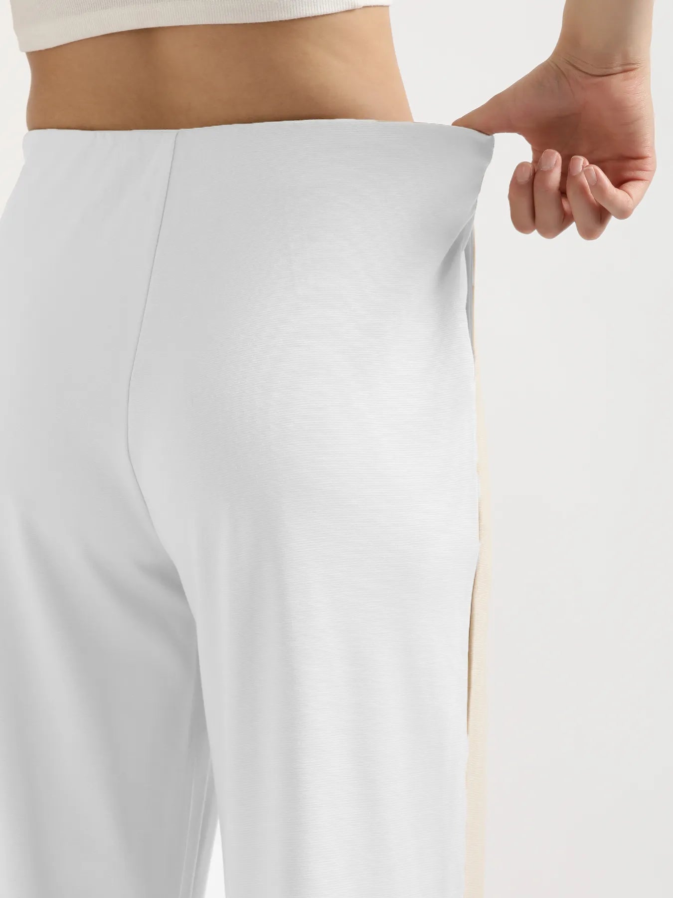 Women White Wide Leg Pants