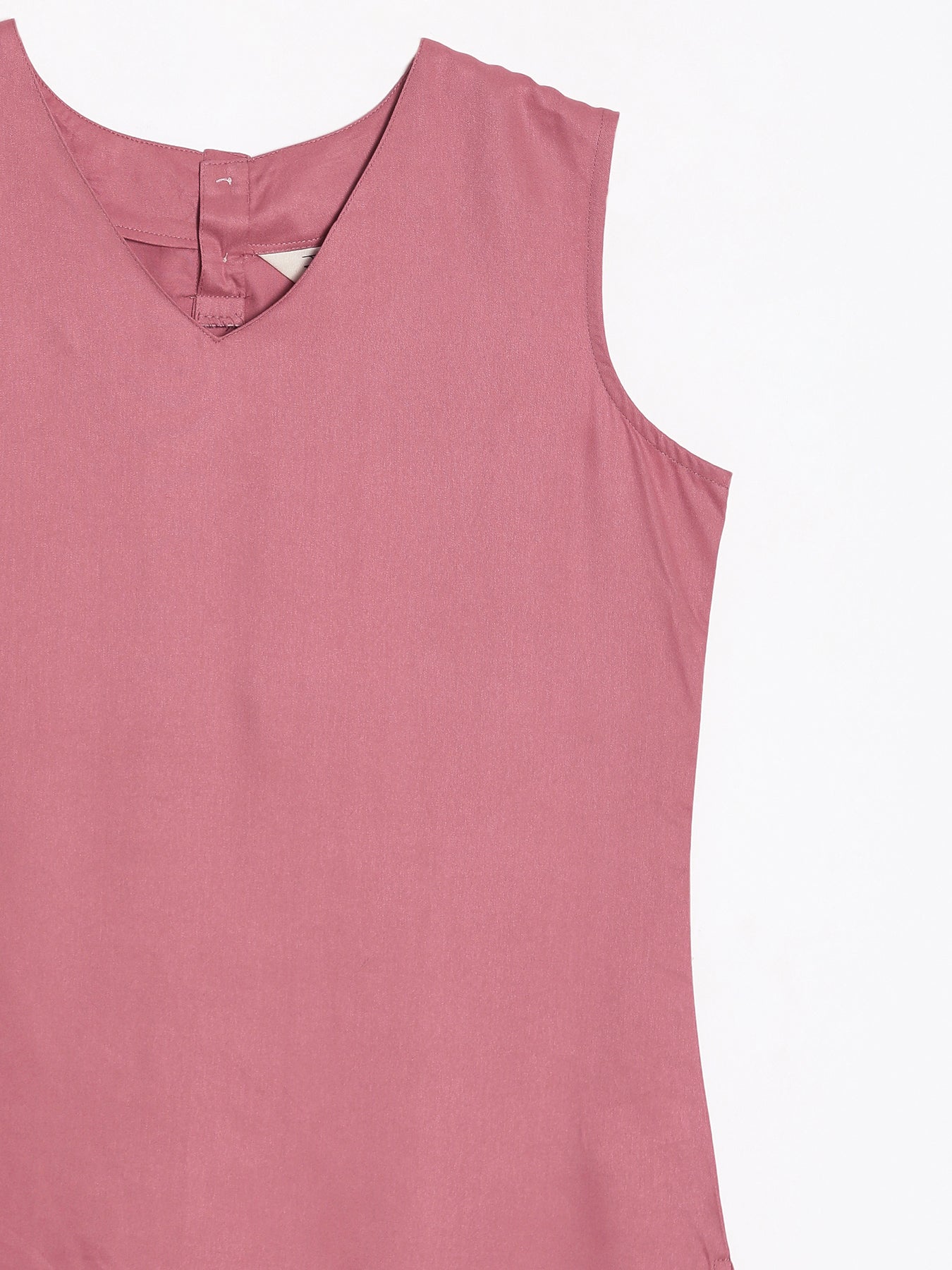 Rose V-Neck Sleeveless Top