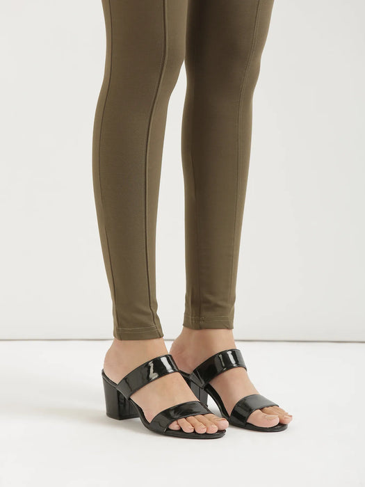 Women Olive Green 4-Way Stretchable Pants