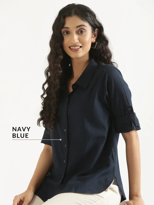 Pick Any 2 Women Airy-Linen Shirt