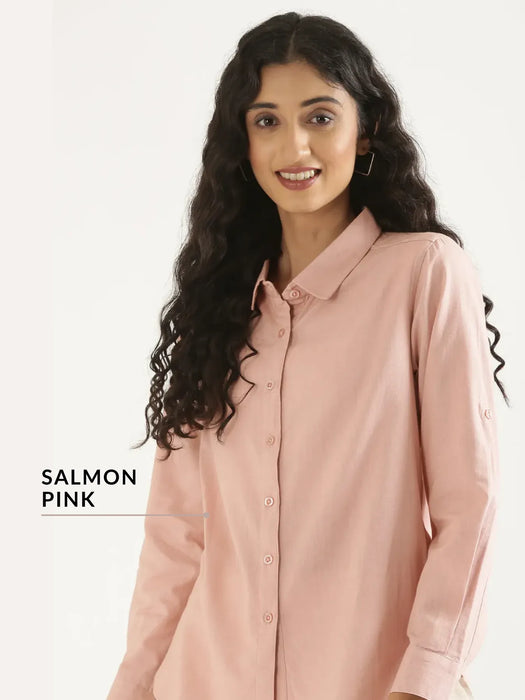 Pick Any 2 Women Airy-Linen Shirt