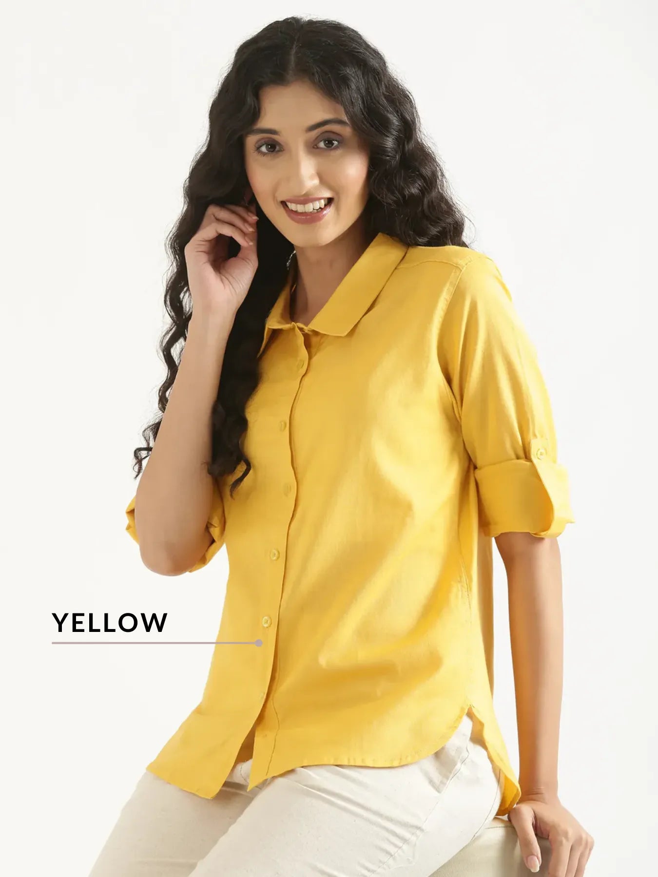 Pick Any 2 Women Airy-Linen Shirt