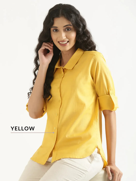 Pick Any 2 Women Airy-Linen Shirt