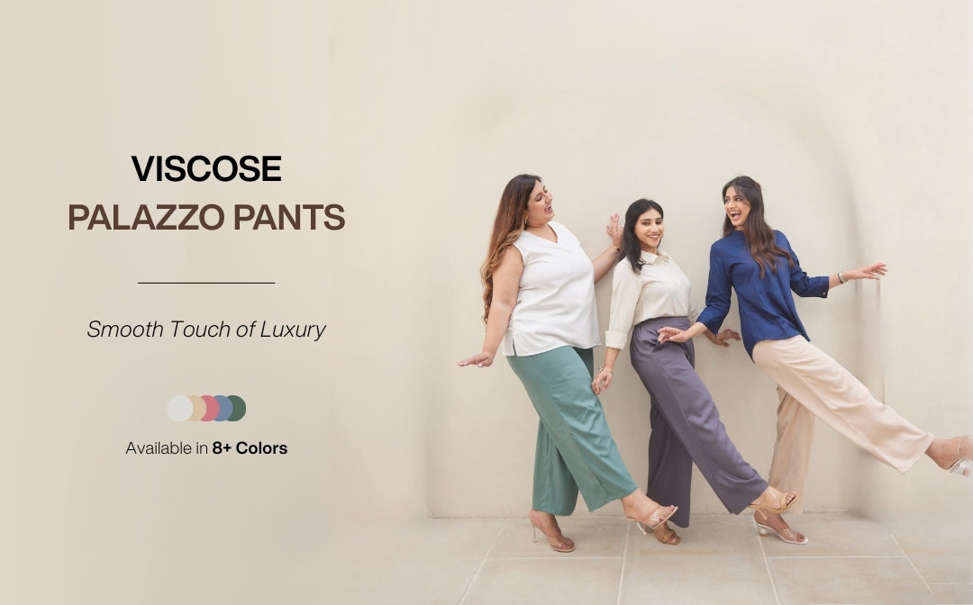 VISCOSE PALAZZO PANTS banner mobile