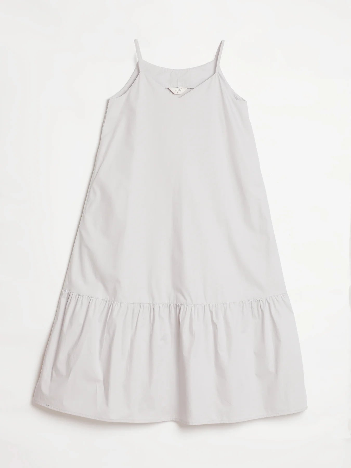 Women Grey Better Cotton Tier Dress