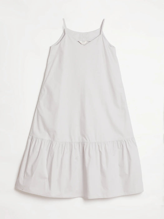 Women Grey Better Cotton Tier Dress