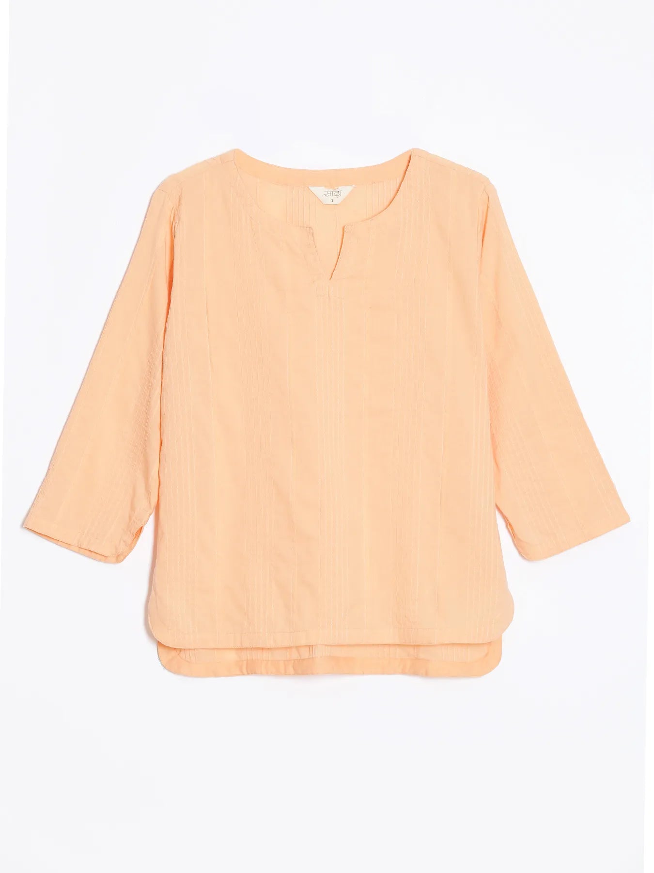 Women Peach Everyday Cotton Top