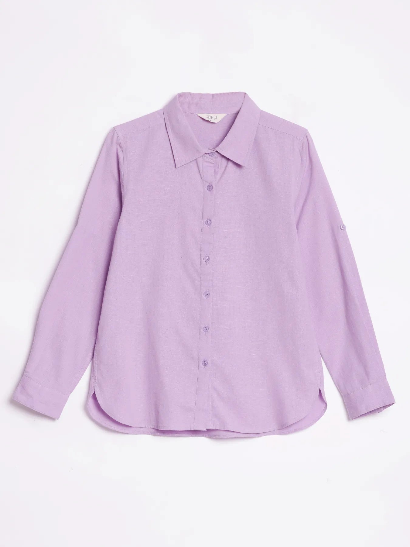 Women Lilac Airy-Linen Shirt