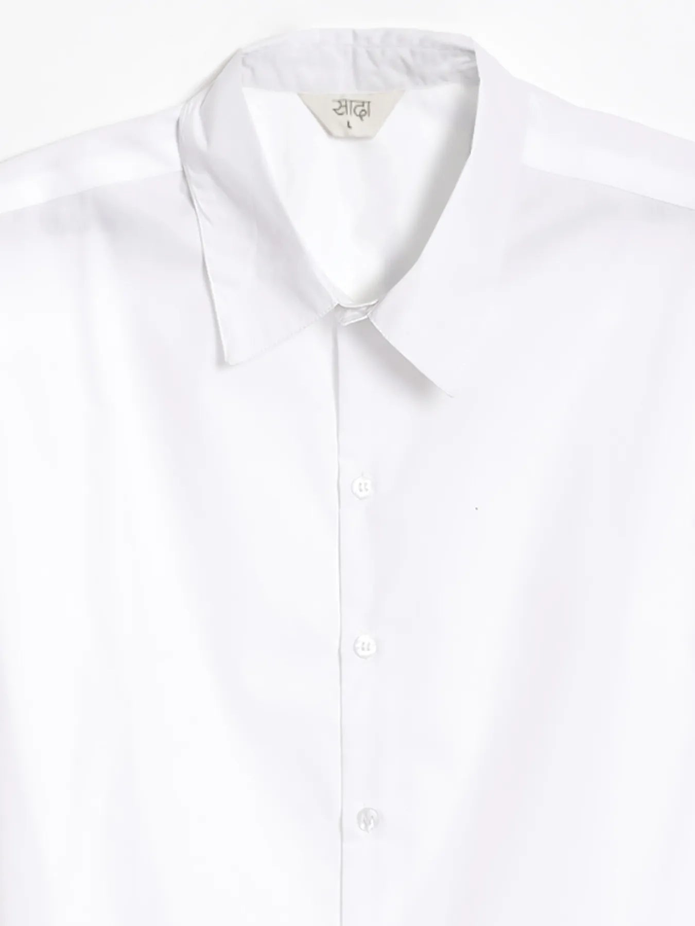 Men White Better Cotton Full Sleeve Shirt
