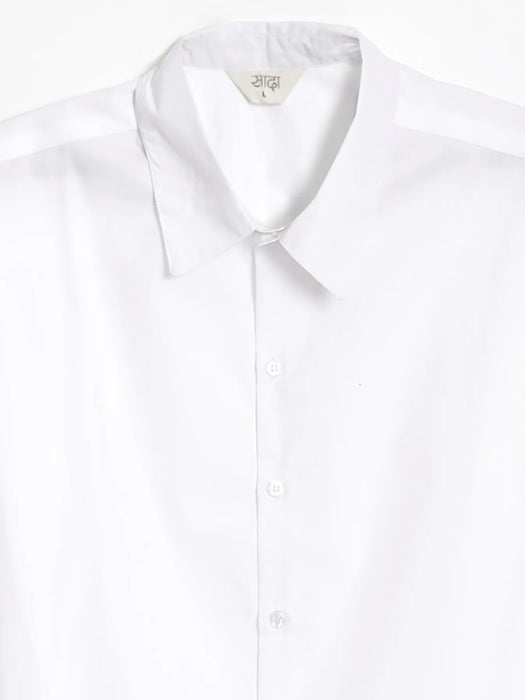 Men White Better Cotton Full Sleeve Shirt