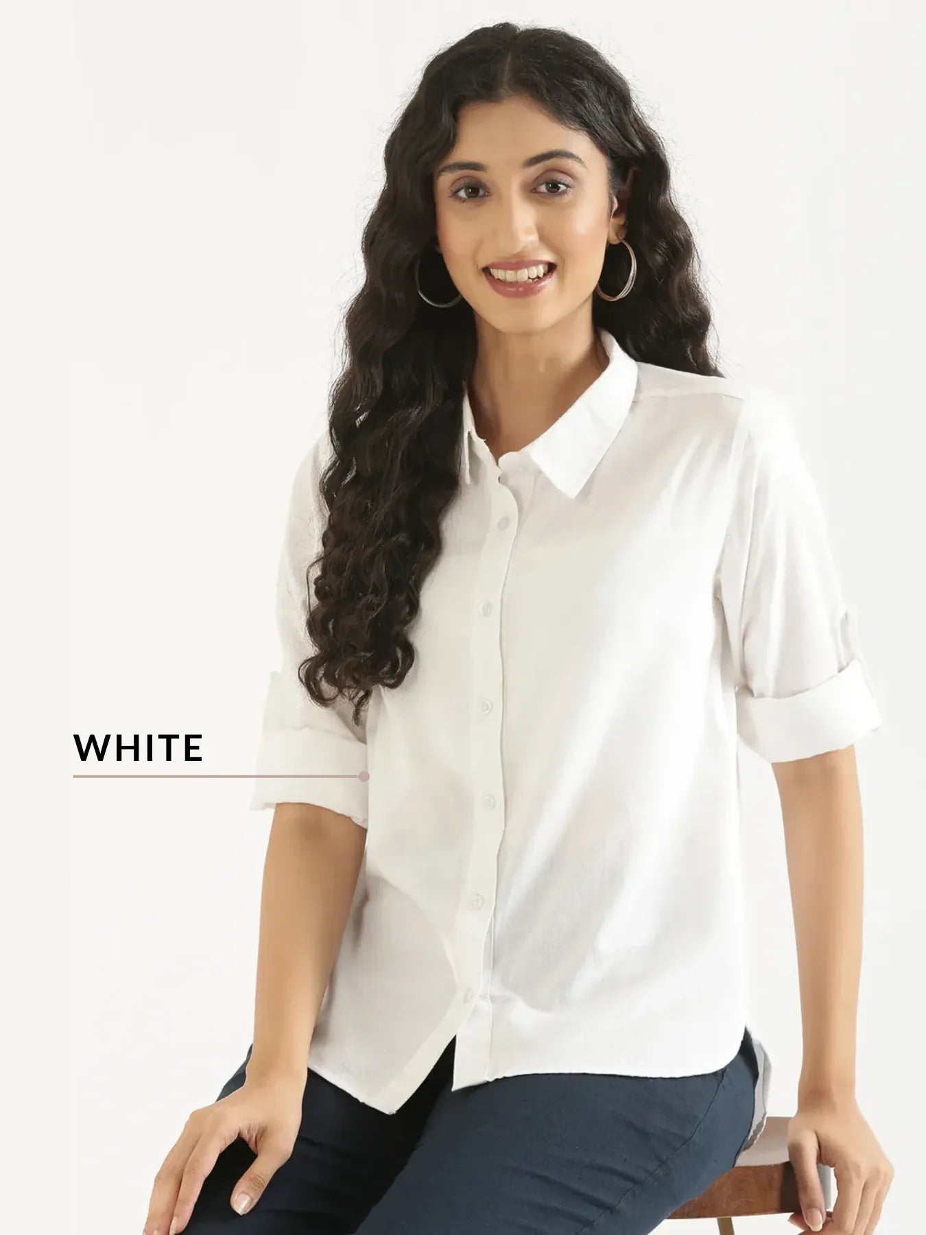 Pick Any 2 Women Airy-Linen Shirt