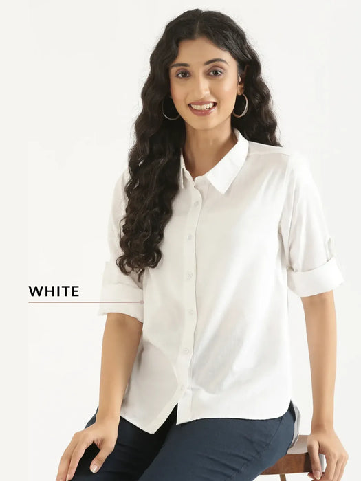 Pick Any 2 Women Airy-Linen Shirt