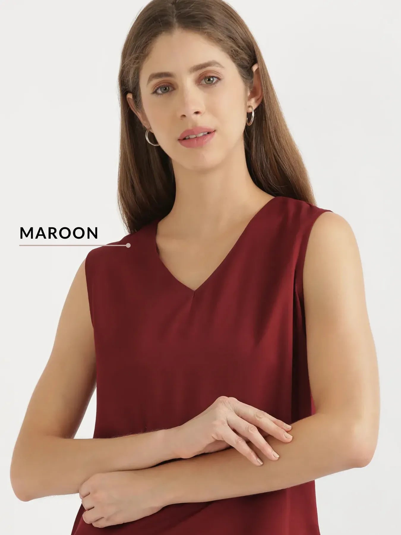 Pick Any 2 Women V-Neck Sleeveless Top