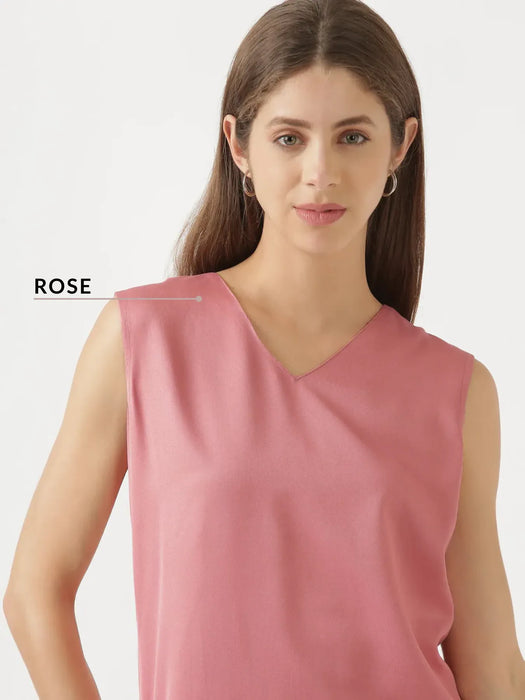 Pick Any 2 Women V-Neck Sleeveless Top