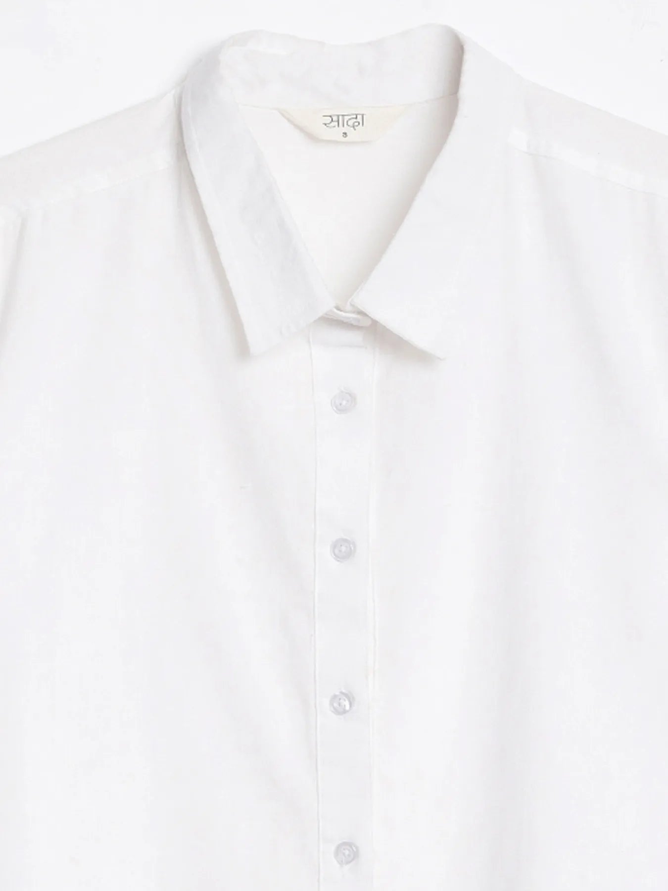 Women White Airy-Linen Shirt