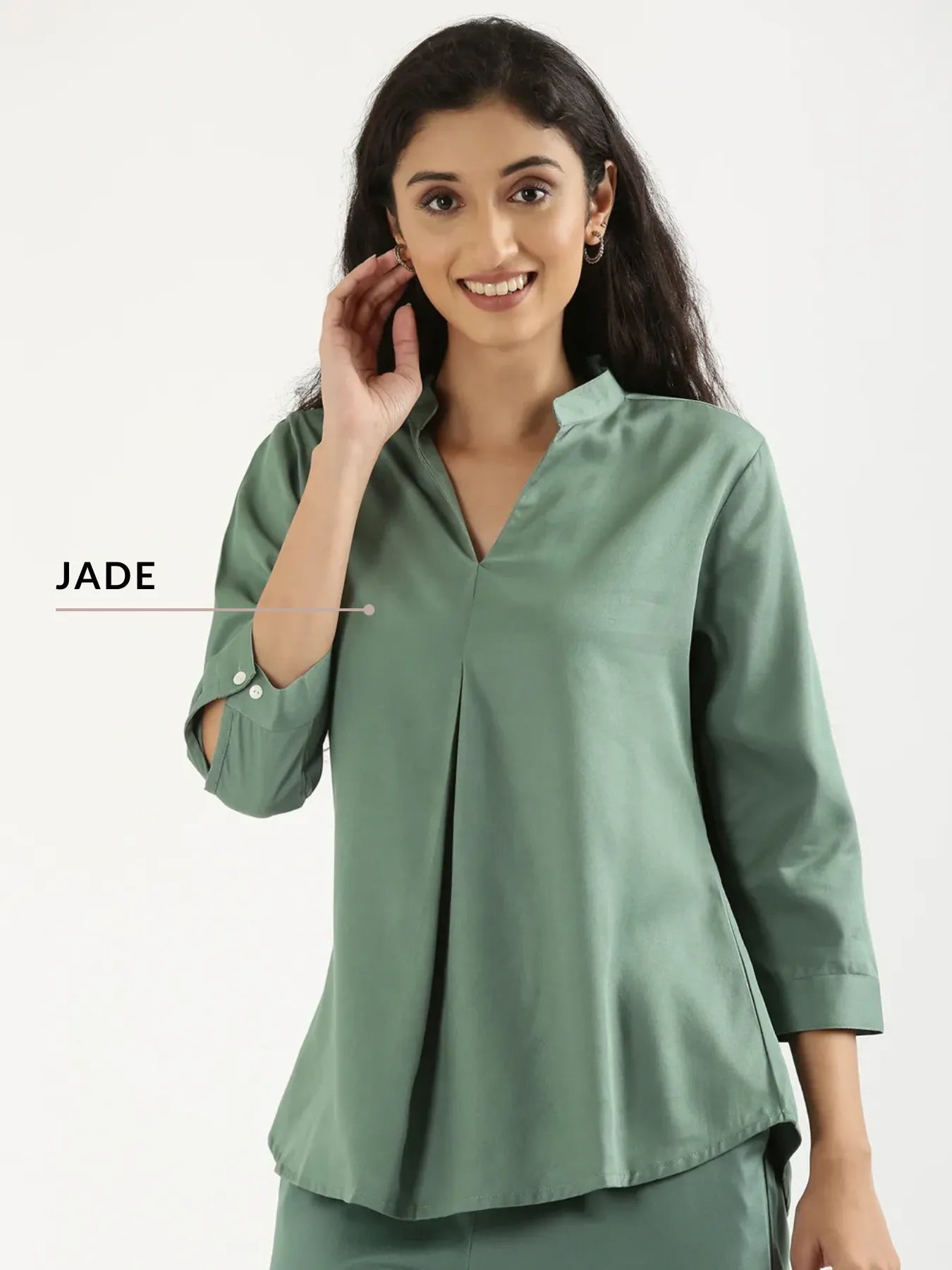 Pick Any 2 Women Viscose Pleated Top