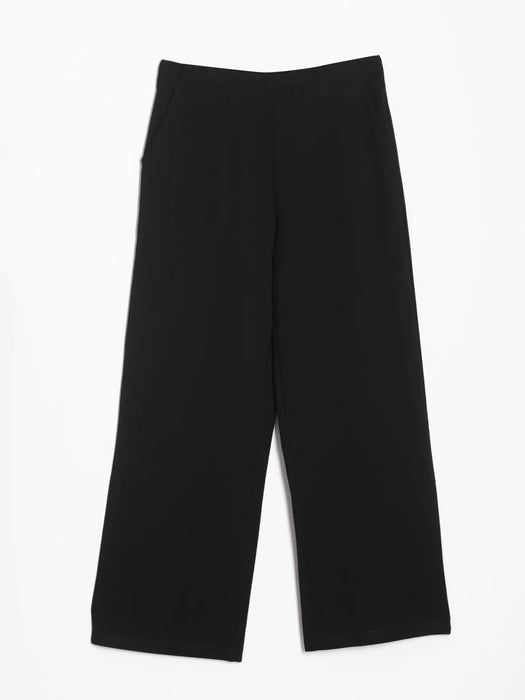 Women Black Wide Leg Pants