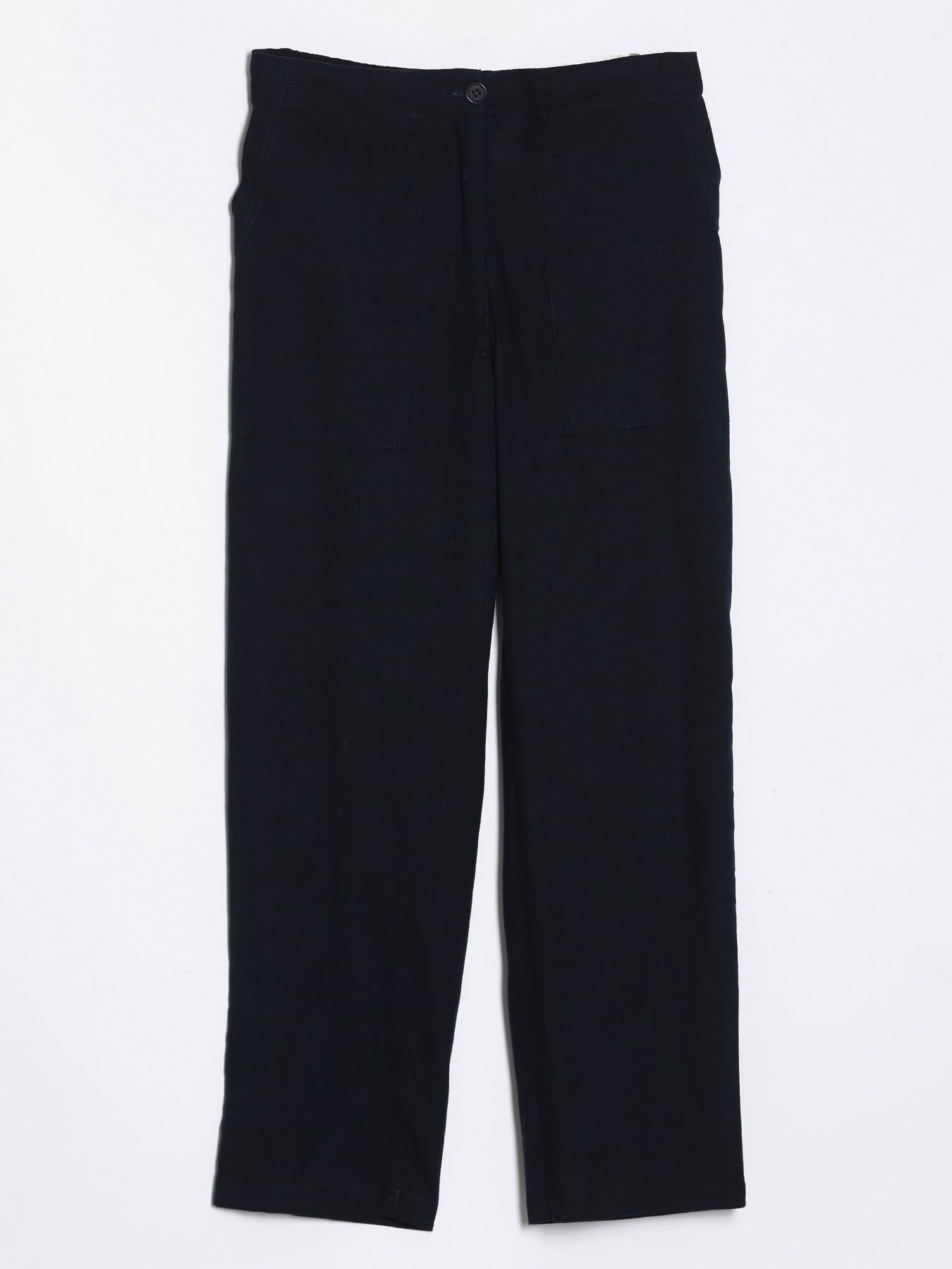 Black Airy Linen Pants