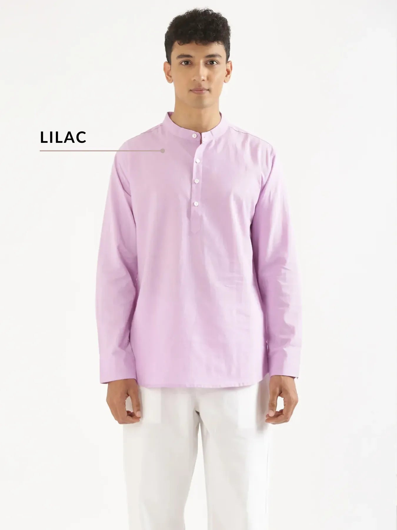 Pick Any 2 Men Airy Linen Short Kurta