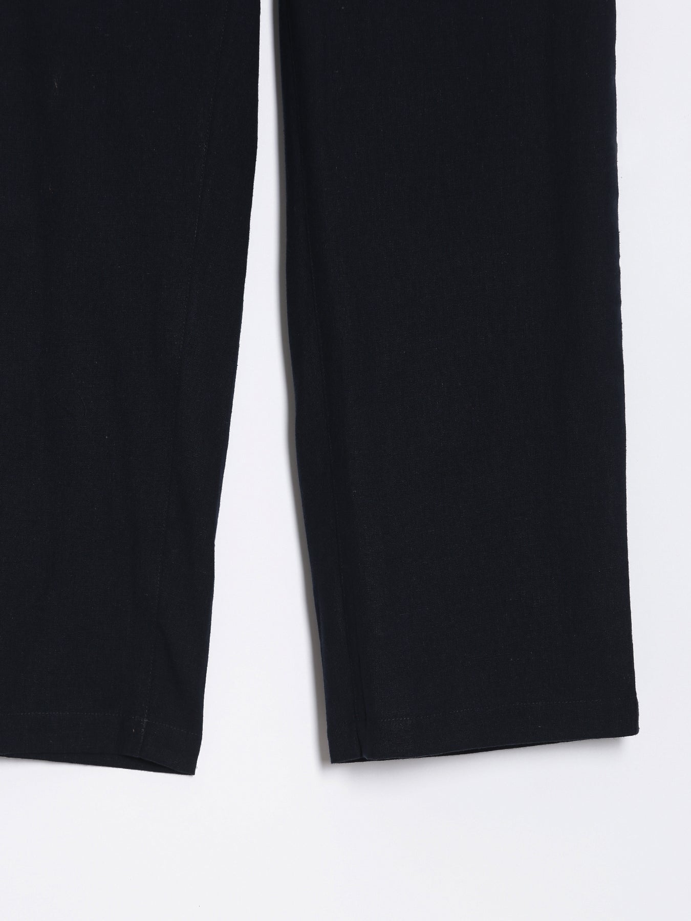 Black Airy Linen Pants