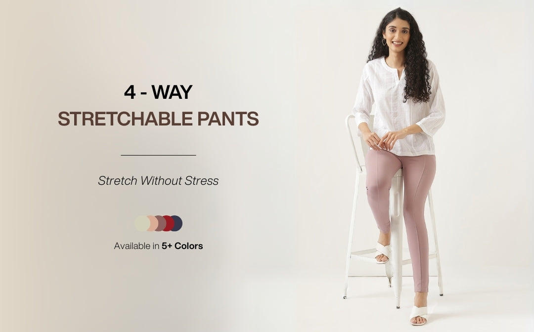 4-WAY STRETCHABLE PANTS banner mobile