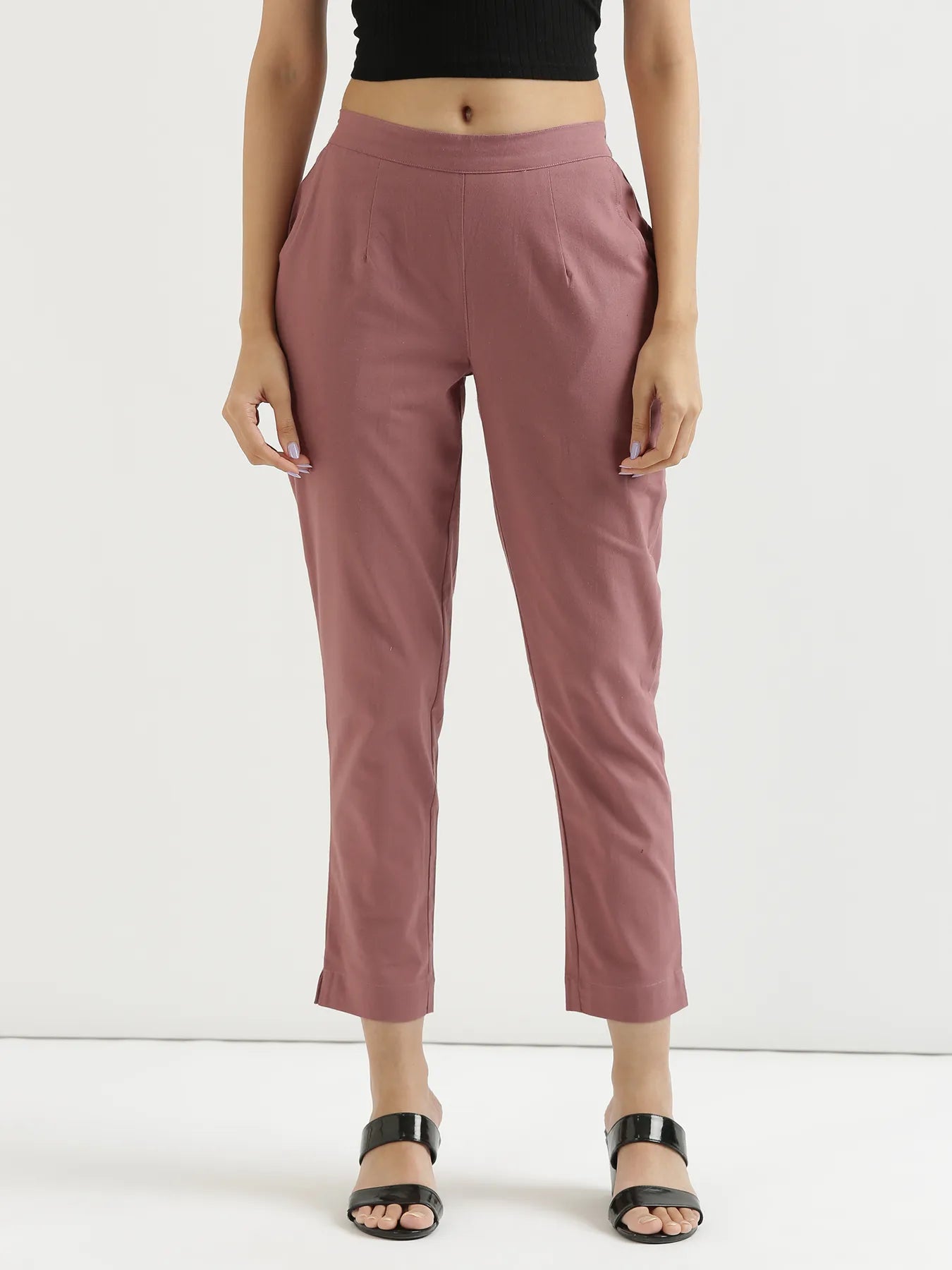 Pick Any 3 Women Cotton Pant - Rose Taupe