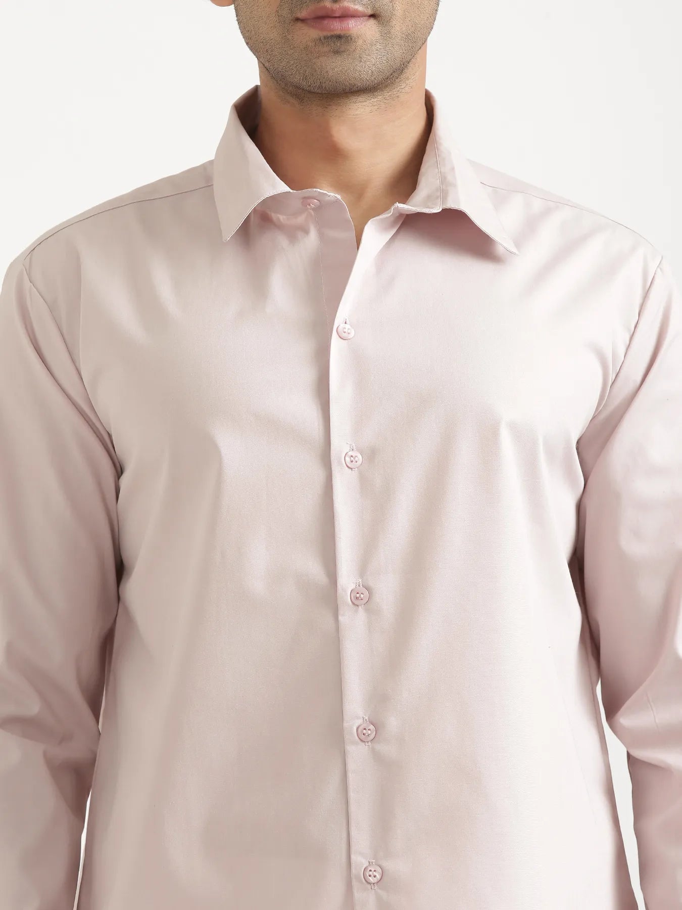 Men Mauve Pink Better Cotton Full Sleeve Shirt