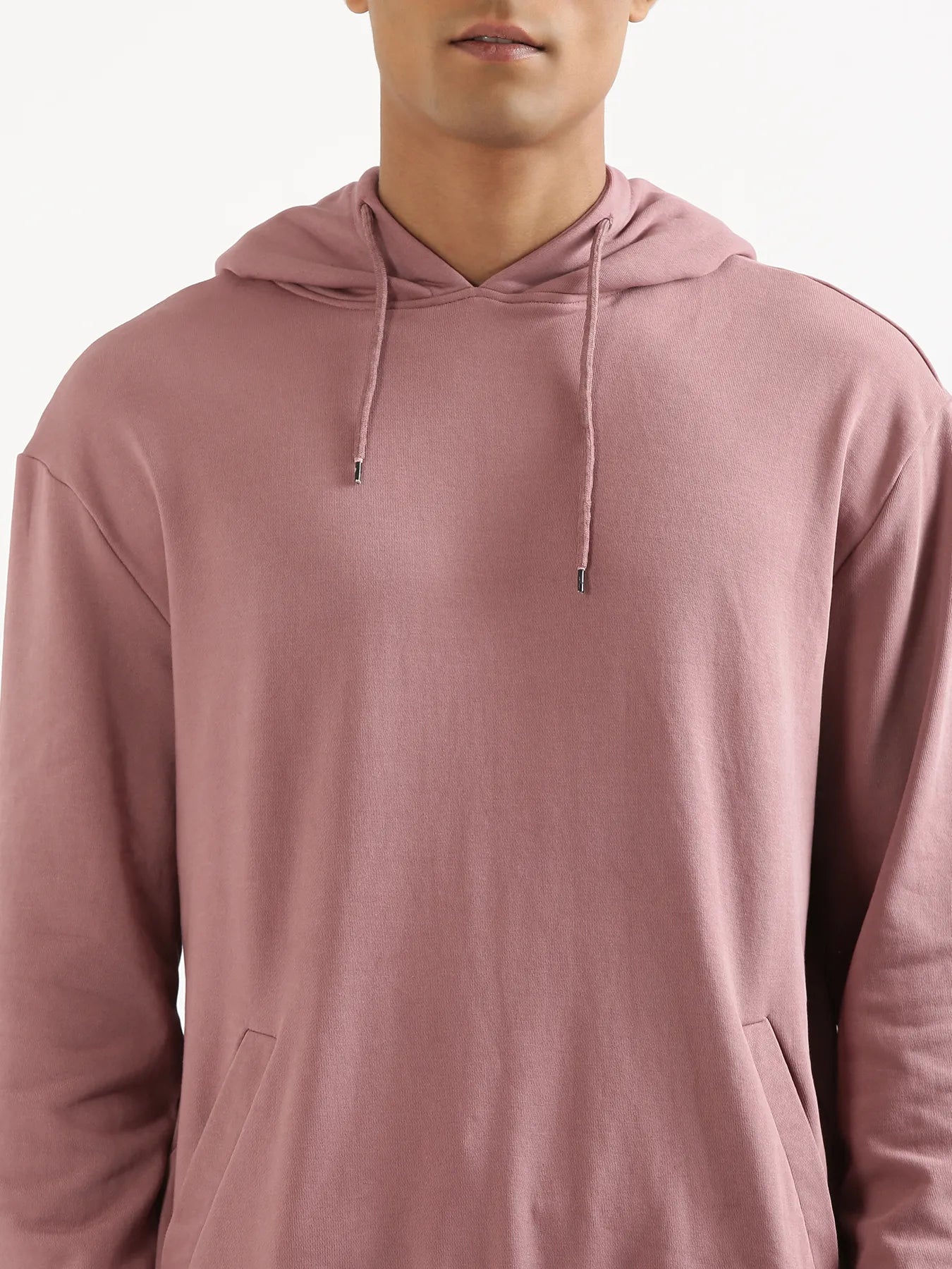 Unisex Rose Taupe Pullover Fleece Hoodie