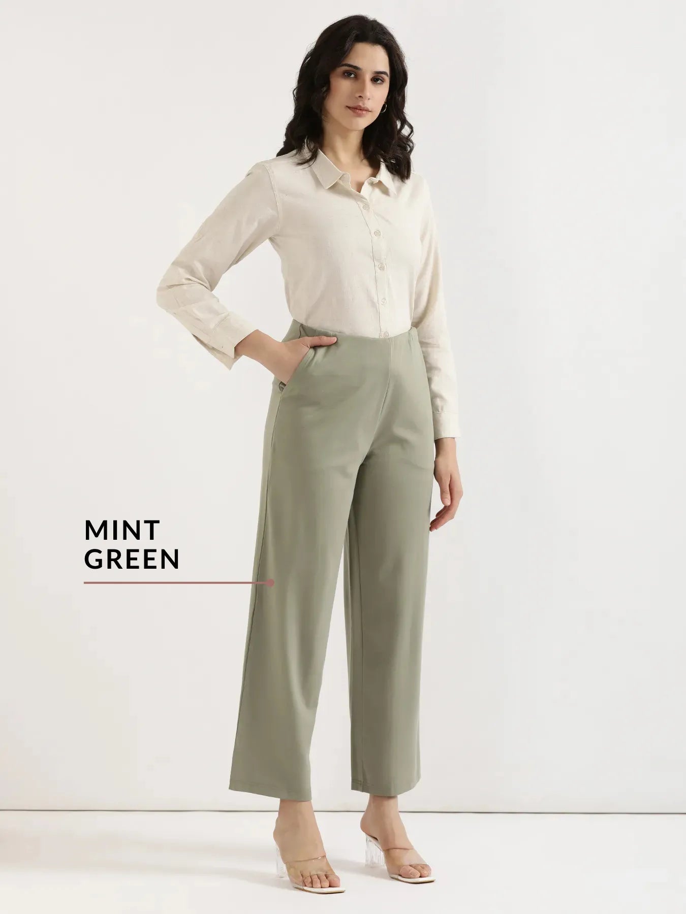Pick Any 4 Women Wide Leg Pant