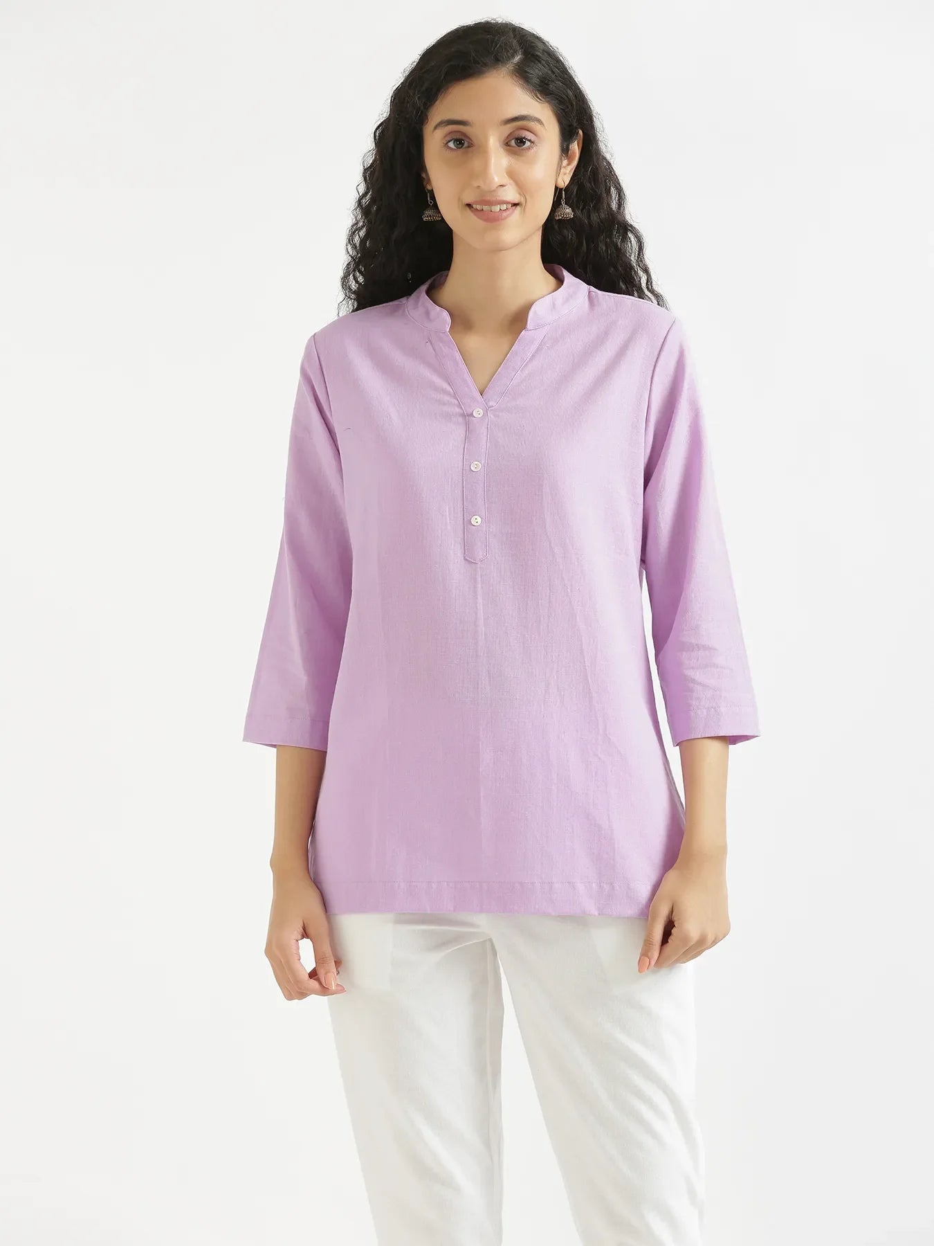 Pick Any 3 Women Airy Linen Short Kurtas
