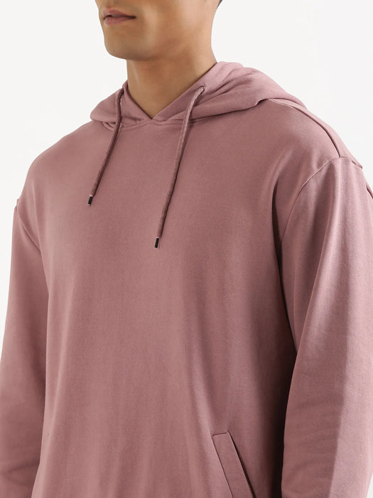 Unisex Rose Taupe Pullover Fleece Hoodie