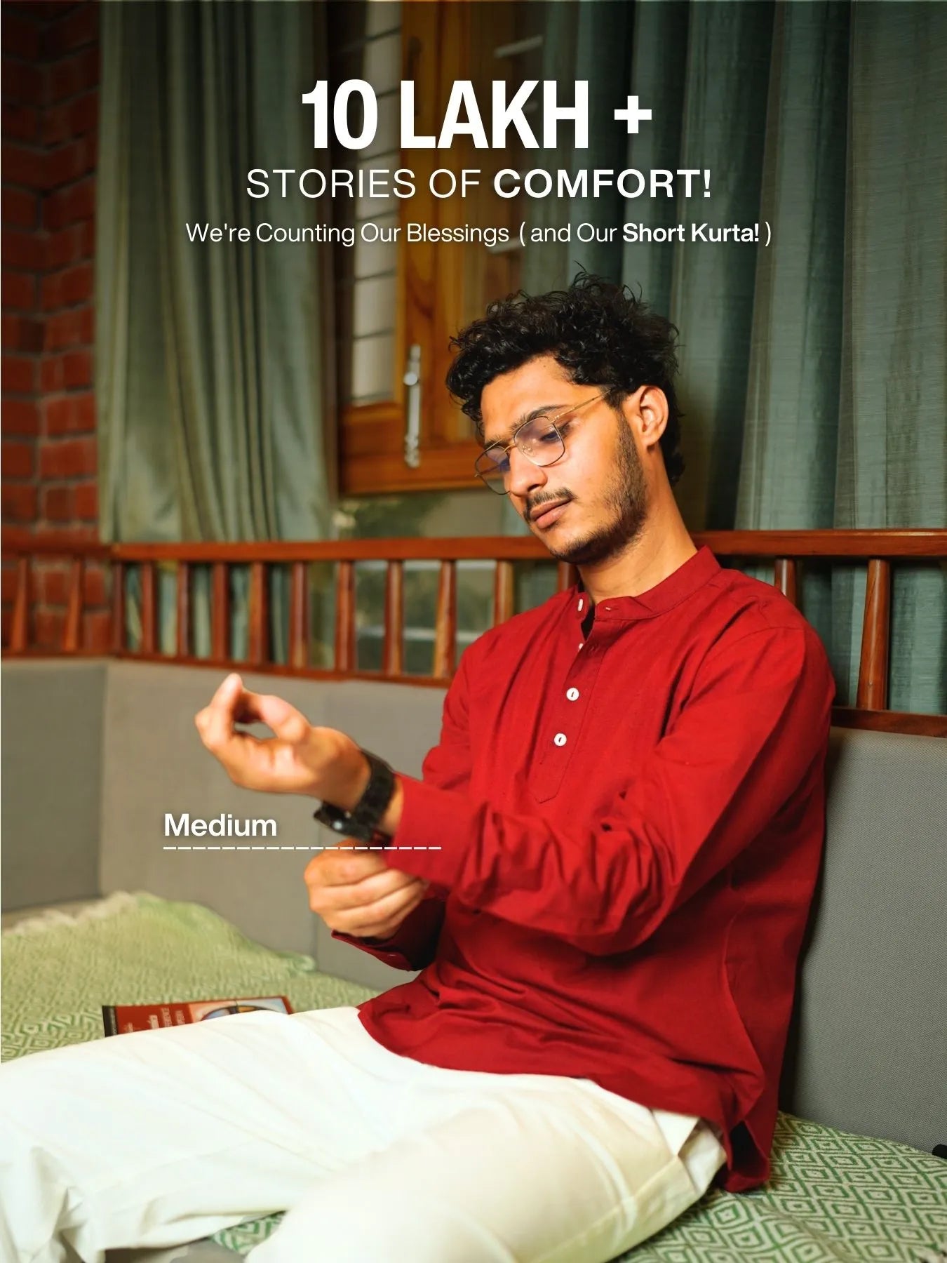 Pick Any 2 Men Airy Linen Short Kurta