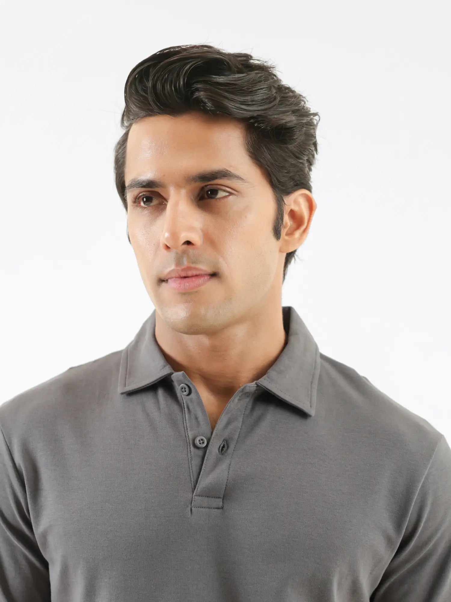 Men German Grey Polo T-shirt