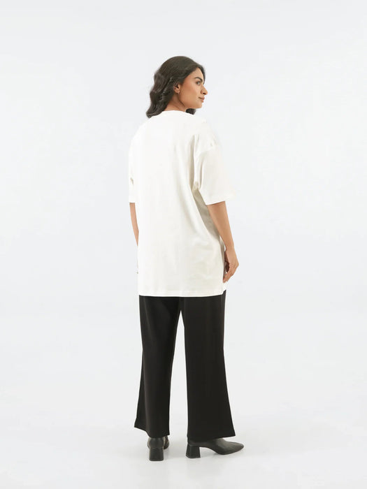 Women Off White Oversized T-shirt - Off White