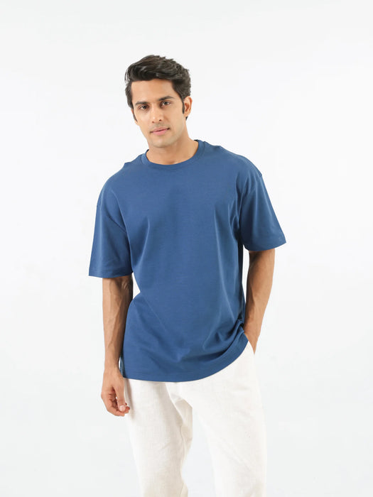Unisex Midnight Blue Oversized T-shirt