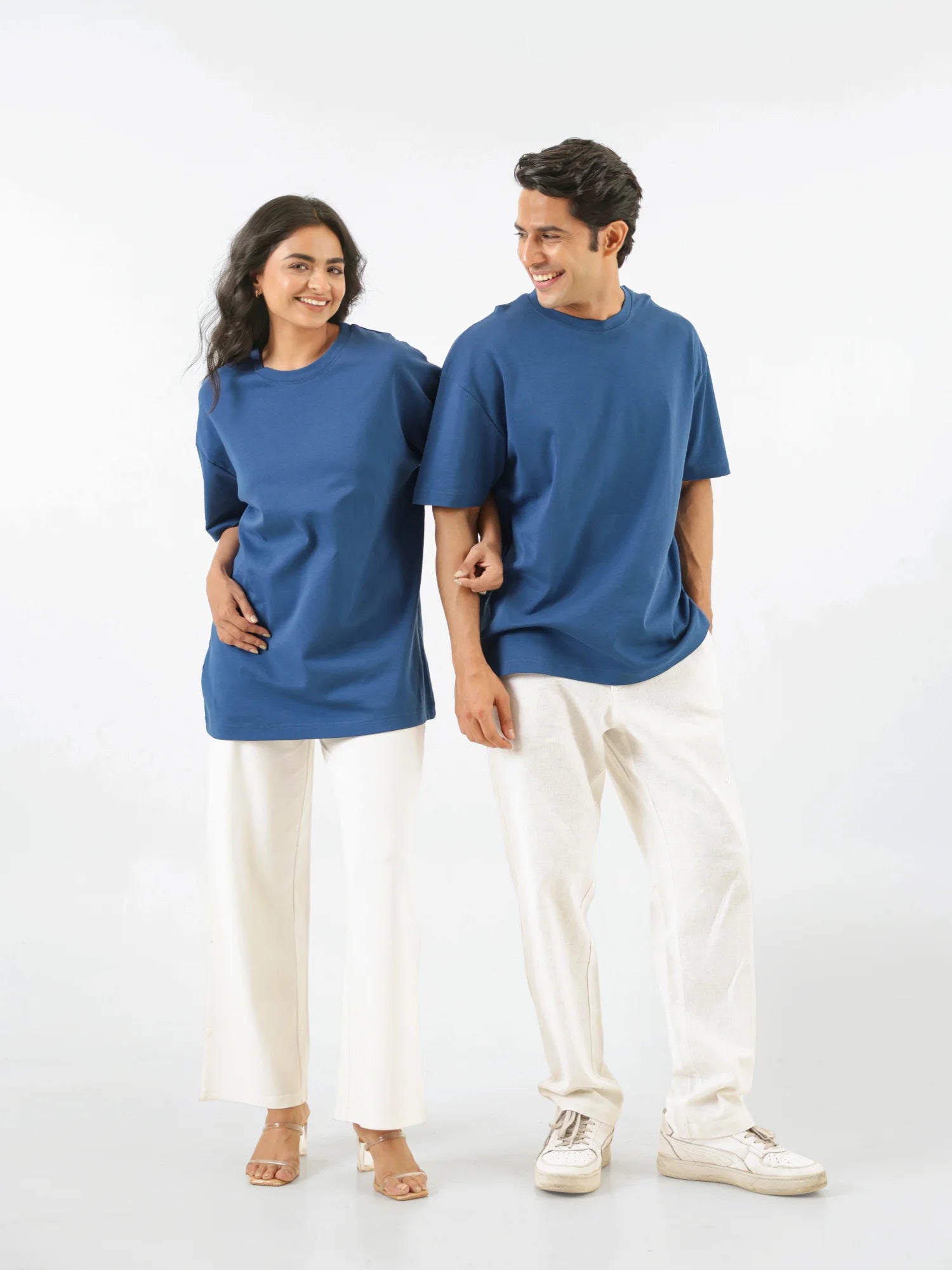 Unisex Midnight Blue Oversized T-shirt