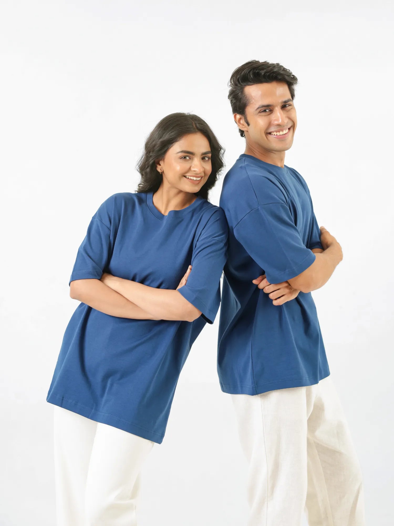 Unisex Midnight Blue Oversized T-shirt