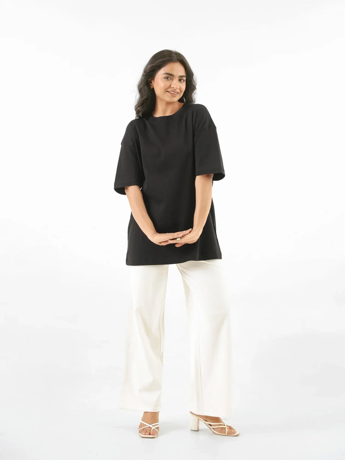 Pick Any 6 Women Oversized T-shirt - Black