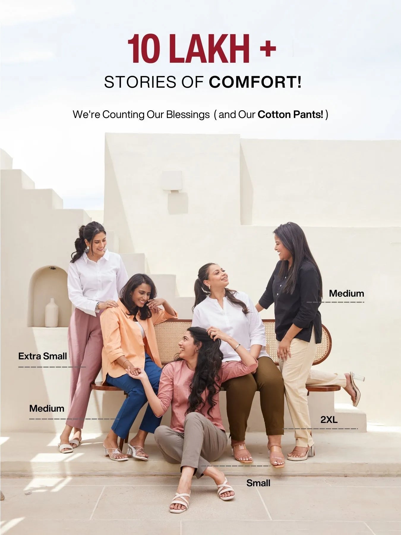 Pick Any 4 Women Cotton Pant