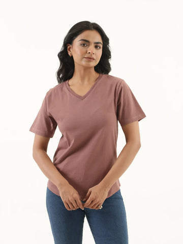 Women V Neck T-shirt
