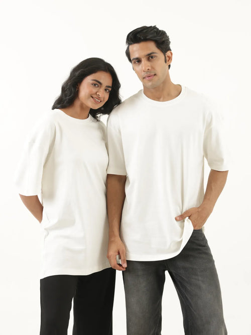 Unisex Off White Oversized T-shirt