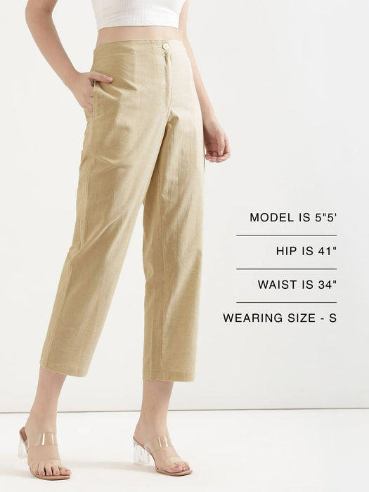 Women Fawn Airy Linen Straight Pants