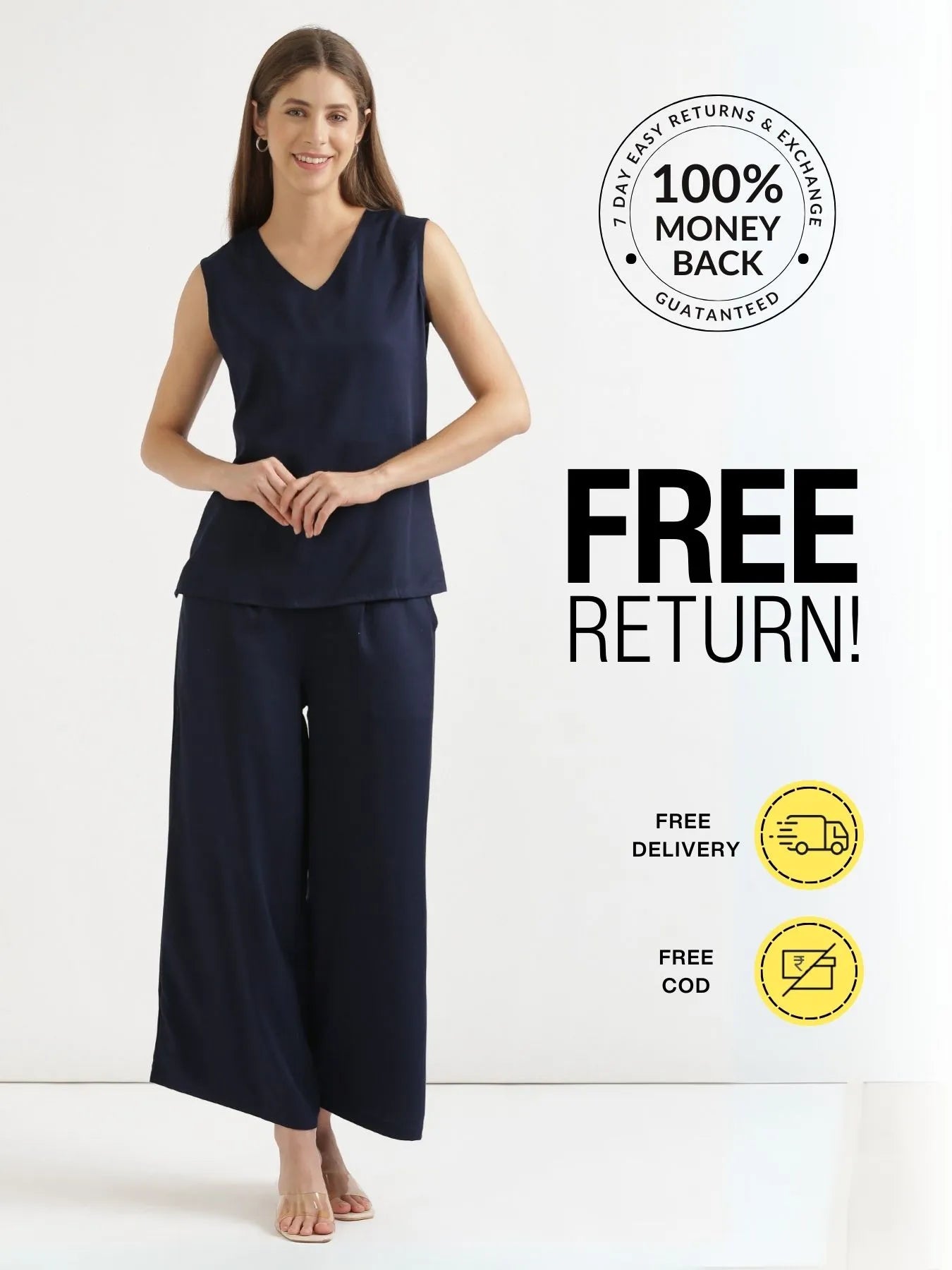 Pick Any 4 Women V-Neck Sleeveless Top